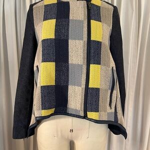 BCBG Max Azria vintage 90’s 
Patchwork jacket